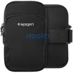 Spigen Dynamic Shield A702 karra rögzíthető telefon tartó, táska, karpánt 6,9" átmérőig, fekete