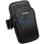 Spigen Dynamic Shield A702 karra rögzíthető telefon tartó, táska, karpánt 6,9" átmérőig, fekete