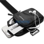 Spigen Dynamic Shield A702 karra rögzíthető telefon tartó, táska, karpánt 6,9" átmérőig, fekete