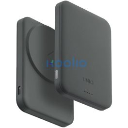   Uniq Lyden Lexa Fast Wireless USB-C PD Powerbank / külső akkumulátor, MagSafe, kompakt, 5000mAh, Lichen Green, zöld