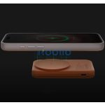 Uniq Lyden Lexa Fast Wireless USB-C PD Powerbank / külső akkumulátor, MagSafe, kompakt, 5000mAh, Lichen Green, zöld