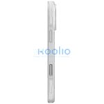 Uniq Combat Active Luminous Magclick Apple iPhone 16 Pro Max MagSafe tok, átlátszó-fehér (világítós)