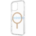 Uniq Clario Magclick Apple iPhone 16 Pro MagSafe tok, átlátszó-arany