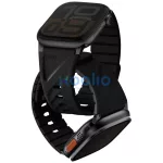 Uniq Fluo Apple Watch 40/41/42/44/45/46/49mm mágneses szíj, fekete