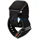 Uniq Fluo Apple Watch 40/41/42/44/45/46/49mm mágneses szíj, fekete