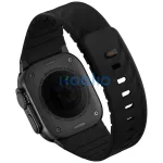 Uniq Fluo Apple Watch 40/41/42/44/45/46/49mm mágneses szíj, fekete