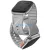 Uniq Fluo Apple Watch 40/41/42/44/45/46/49mm mágneses szíj, szürke