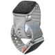 Uniq Fluo Apple Watch 40/41/42/44/45/46/49mm mágneses szíj, szürke