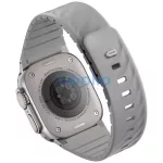 Uniq Fluo Apple Watch 40/41/42/44/45/46/49mm mágneses szíj, szürke