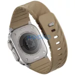 Uniq Fluo Apple Watch 40/41/42/44/45/46/49mm mágneses szíj, bézs