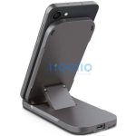 Spigen ArcField Stand Flex PF2201 vezeték nélküli wireless gyorstöltő, 15W, fekete