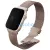 Uniq Dante Pro Apple Watch 1/2/3/4/5/6/7/8/9/10/11/SE/SE2/SE3 (40/41/42mm) rozsdamentes acél szíj, rozéarany