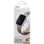 Uniq Dante Pro Apple Watch 1/2/3/4/5/6/7/8/9/10/11/SE/SE2/SE3 (40/41/42mm) rozsdamentes acél szíj, rozéarany