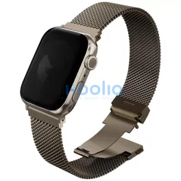   Uniq Dante Pro Apple Watch 44/45/46/49mm rozsdamentes acél szíj, arany