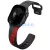 Uniq Stride De Rubber Apple Watch 44/45/46/49mm gumis szilikon szíj, fekete-piros