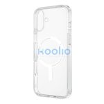 Uniq Clario Magclick Apple iPhone 16 MagSafe tok, átlátszó