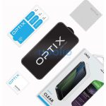 Uniq Optix Covex Clear Apple iPhone Air (2025) tempered glass kijelzővédő üvegfólia felhelyező kerettel, átlászó