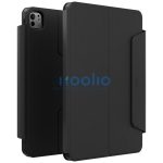 Uniq Rovus 360 Apple iPad Pro 11 2024 / 2025 mágneses tok kitámasztóval, 360 fokban forgatható, fekete