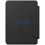 Uniq Rovus 360 Apple iPad 11 2025 / iPad 10.9 2022 mágneses tok kitámasztóval, 360 fokban forgatható, fekete