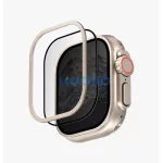 Uniq Optix Duo Pro Apple Watch Ultra 3 / 2 / 1 49mm Anti-reflecting tempered kijelzővédő fólia, ezüst
