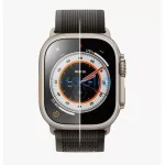 Uniq Optix Duo Pro Apple Watch Ultra 3 / 2 / 1 49mm Anti-reflecting tempered kijelzővédő fólia, ezüst