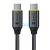 Tactical Fast Rope Aramid 2.0 USB-C-USB-C töltő- és adatkábel, szőtt, 0,3m, fekete
