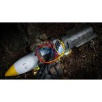 Tactical Fat Man 2.0 USB-A-USB-C töltő- és adatkábel, szilikon, 1m, sárga