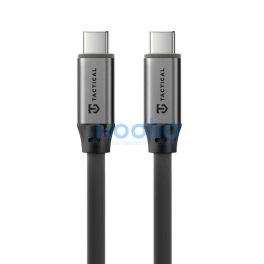   Tactical Fat Man 2.0 USB-C-USB-C töltő- és adatkábel, szilikon, 1m, szürke