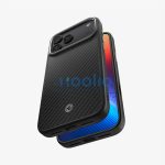 Spigen Enzo Aramid T MagFit Apple iPhone 17 Pro tok, MagSafe, Black, fekete