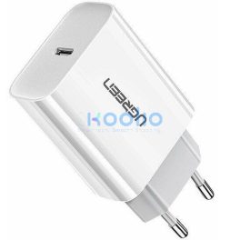   Ugreen CD137 USB-C hálózati töltő adapter, PD 3.0, 20W, fehér