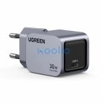Ugreen Nexode Pro X703 USB-C hálózati töltő adapter, GaN, 30W, 3A, szürke