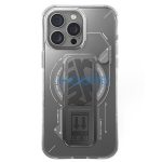 Skinarma Helio Apple iPhone 16 Pro mágneses tok kitámasztóval, ezüst