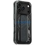 Skinarma Helio Apple iPhone 17 Pro mágneses tok kitámasztóval, fekete