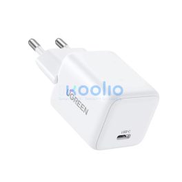   Ugreen X512 USB-C hálózati töltő adapter, GaN, 20W, fehér