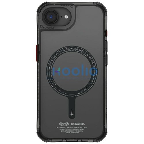 Skinarma Saido Apple iPhone 17e / iPhone 16e mágneses tok, Magsafe kompatibilis, fekete