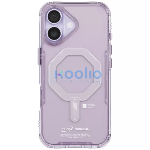 Skinarma Saido Apple iPhone 17 mágneses tok, Magsafe kompatibilis, lila