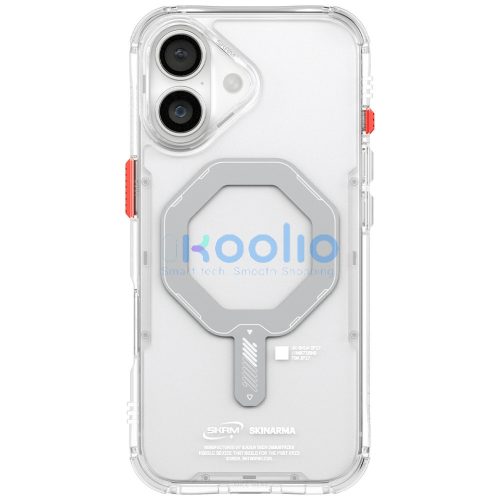 Skinarma Saido Apple iPhone 17 mágneses tok, Magsafe kompatibilis, átlátszó