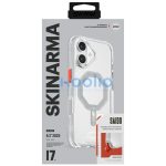 Skinarma Saido Apple iPhone 17 mágneses tok, Magsafe kompatibilis, átlátszó