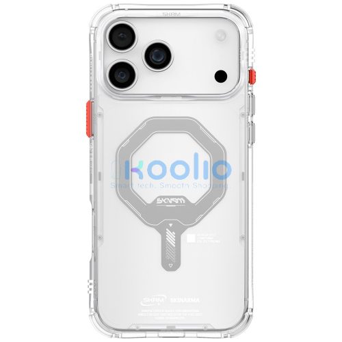 Skinarma Saido Apple iPhone 17 Pro Max mágneses tok, Magsafe kompatibilis, átlátszó