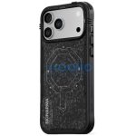 Skinarma Vektor Apple iPhone 17 Pro Max mágneses tok, Magsafe kompatibilis, fekete-fehér