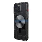 Skinarma Nova Apple iPhone 16 Pro mágneses tok, Magsafe kompatibilis, fekete