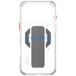 Skinarma Haxa Apple iPhone 17 Pro Max mágneses tok kitámasztóval, Magsafe kompatibilis, átlátszó