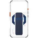 Skinarma Haxa Apple iPhone 17 Pro Max mágneses tok kitámasztóval, Magsafe kompatibilis, kék