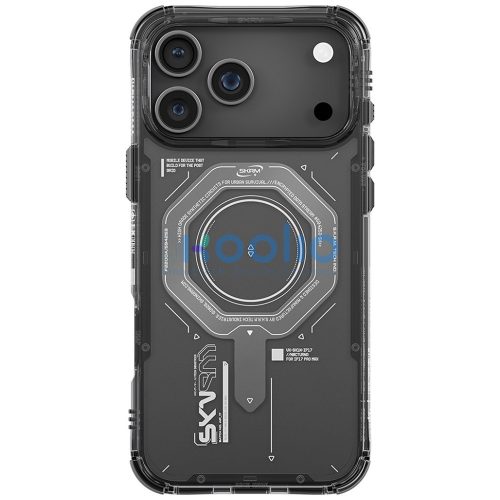 Skinarma Magma Apple iPhone 17 Pro Max mágneses tok, Magsafe kompatibilis, szürke