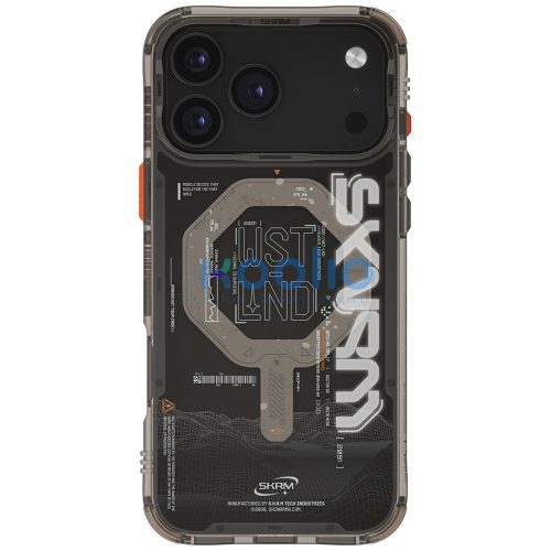 Skinarma Sonix Apple iPhone 17 Pro Max mágneses tok, Magsafe kompatibilis, fekete