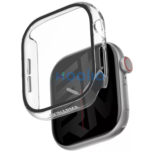 Skinarma Gado Apple Watch 11 / Watch 10 42mm tempered glass üvegfólia / tok, átlátszó