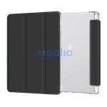 Tech-Protect SC Pen Hybrid Lenovo Idea Tab 11" / K11 2.gen oldalra nyíló, kitámasztható mappa tok, fekete-átlátszó