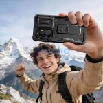 Tech-Protect Kevlar Cam+ Samsung Galaxy S25 FE tok kameravédelemmel, kitámasztóval, megerősített sarokkal, fekete