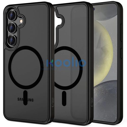 Tech-Protect Magmat Samsung Galaxy S25 FE hátlap tok, MagSafe, fekete