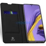 Apple iPhone 15 Pro Max, Oldalra nyíló tok, stand, Dux Ducis, fekete